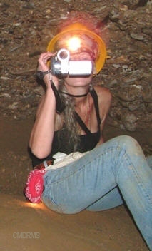 Colette Dowell shooting vidoe in Bosnia Phony tunnel inscriptions