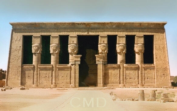 Dendera Temple of Hathor Egypt image ancient Egyptian timeline 