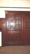 Victorian Mantle Curio Wood Cabinet House for Sale