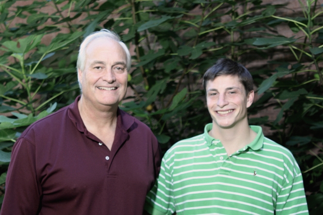 Dr. Joseph Inglefield and his son Thacher Senate District 42 Hickory NC